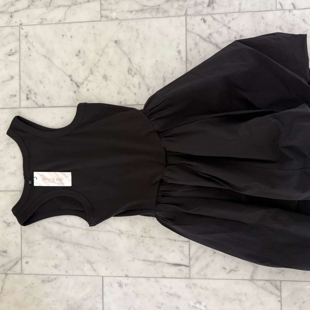 Stylish Black Mini Dress by Strut & Bolt - Picture 3 of 3